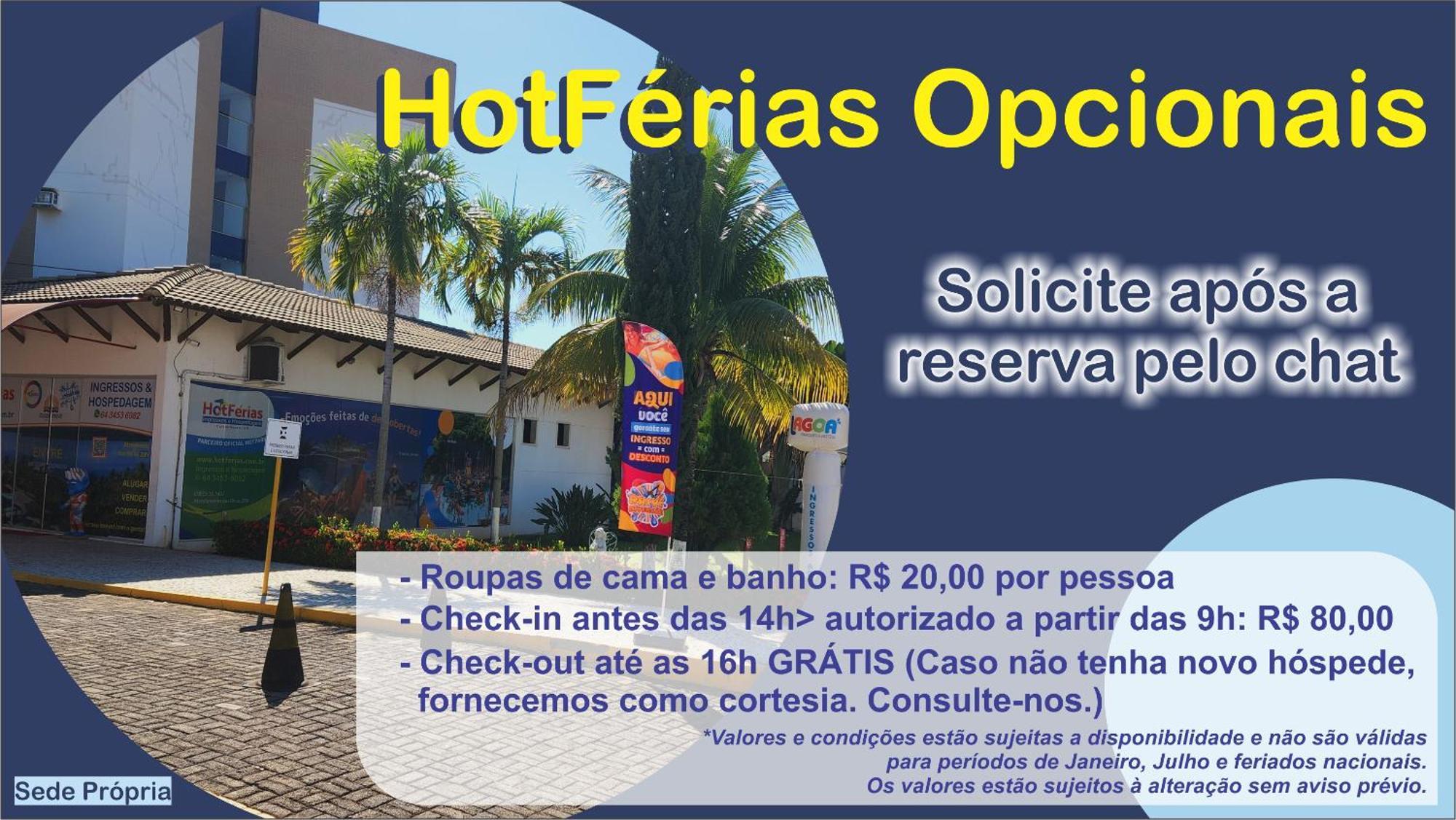 Enseada Náutico Caldas Novas, com acesso ao Náutico Praia Clube opcional Exterior foto